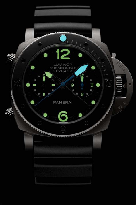 panerai luminor ceramic flyback chrono|panerai watches luminor submersible.